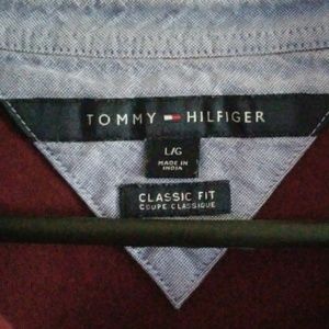 Tommy Hilfiger Shirts - Burgundy Polo Tommy Hilfiger Shirts - Burgundy Polo